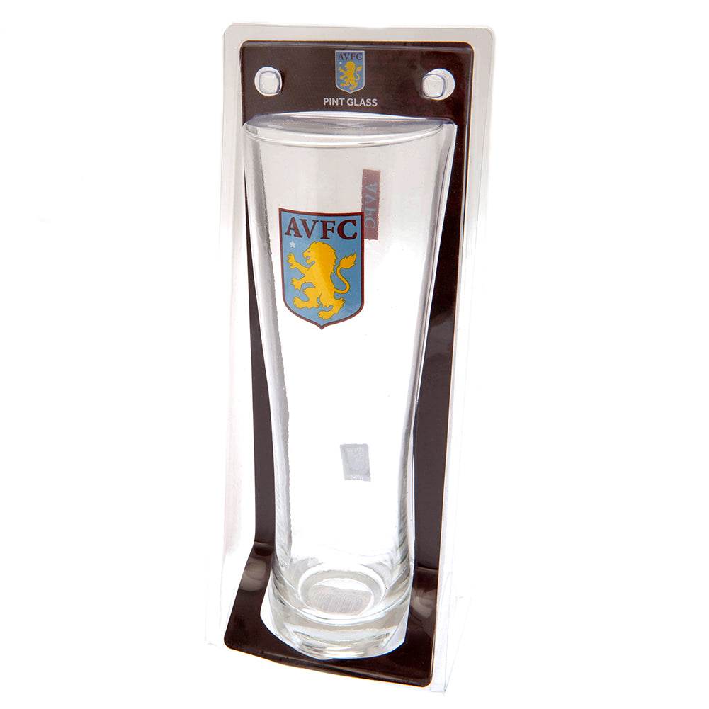 Aston Villa FC Tall Beer Glass - Gift Arch