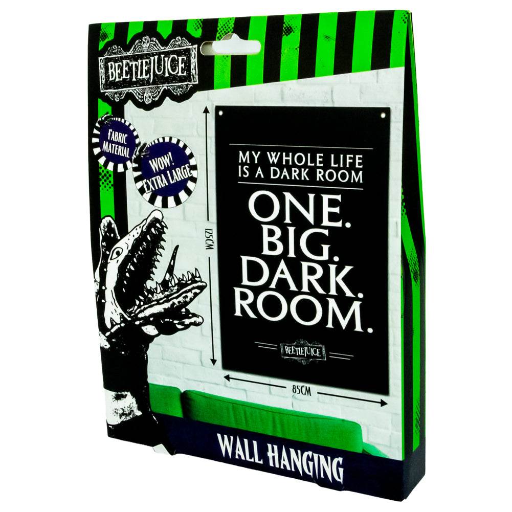 Beetlejuice XL Fabric Wall Banner - Gift Arch