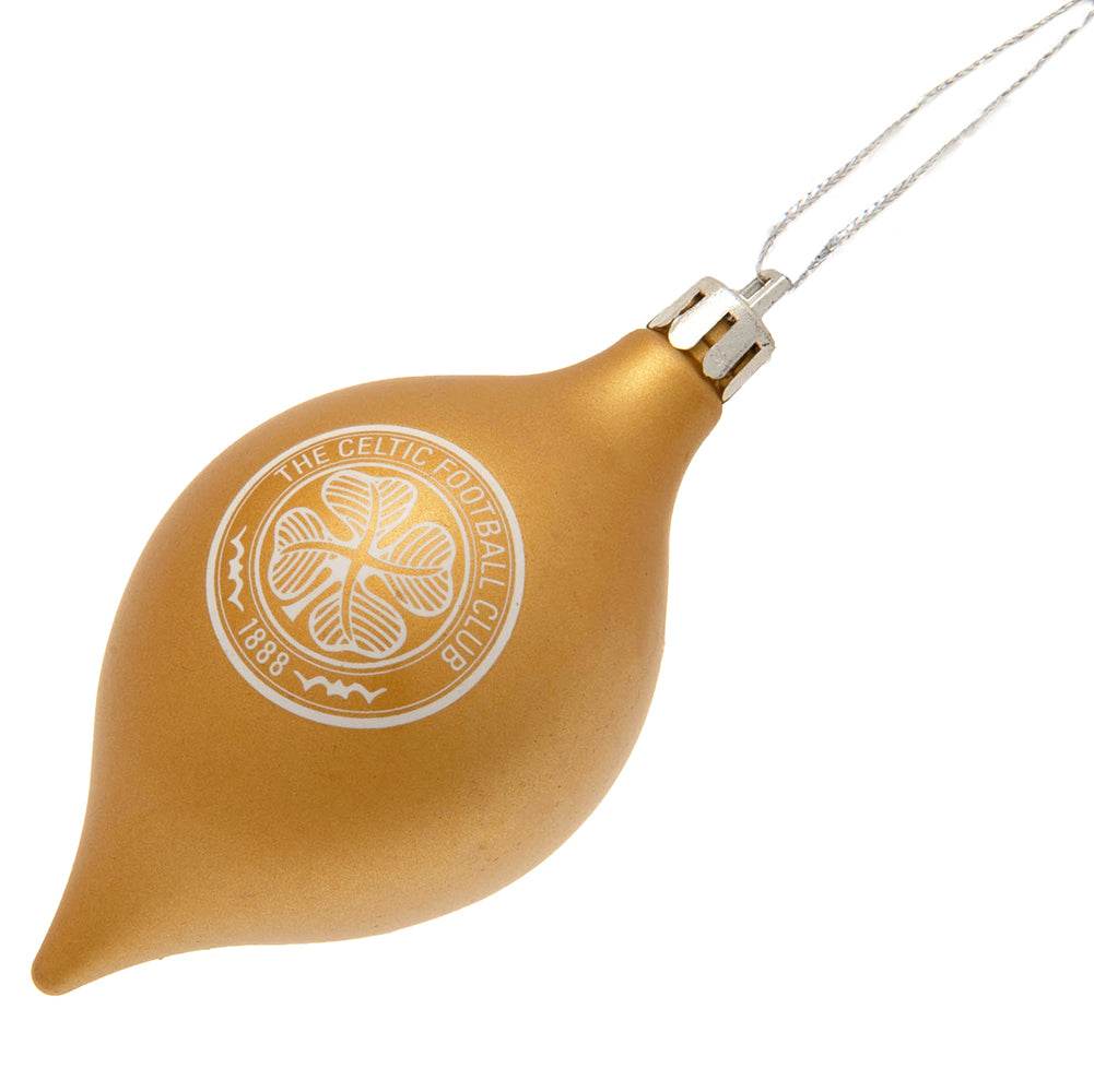 Celtic FC 3pk Vintage Baubles - Gift Arch