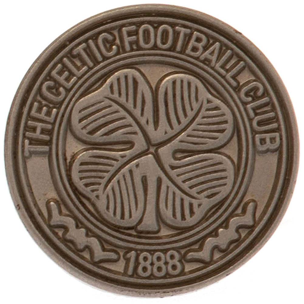 Celtic FC Antique Silver Crest Badge - Gift Arch