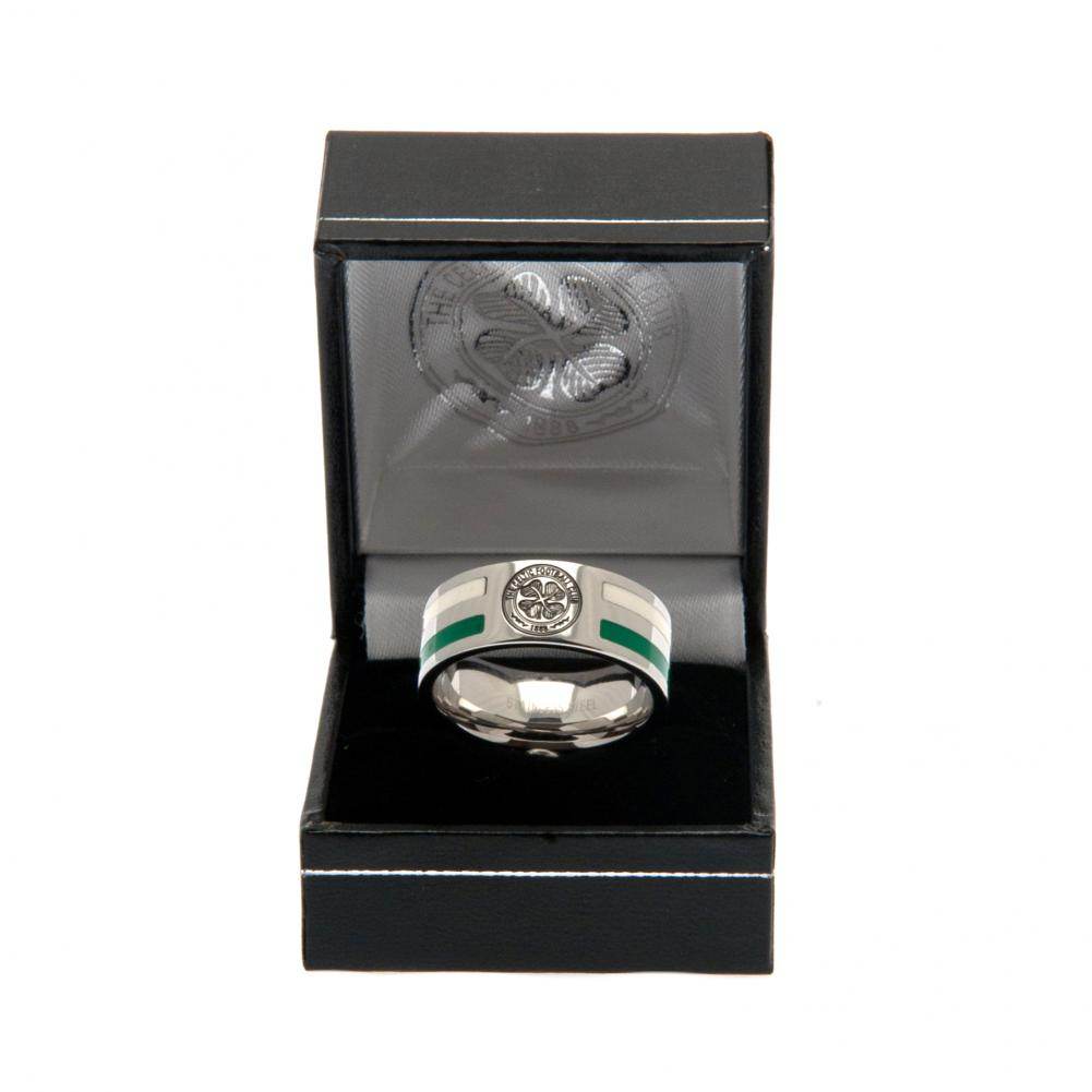 Celtic FC Colour Stripe Ring Large - Gift Arch