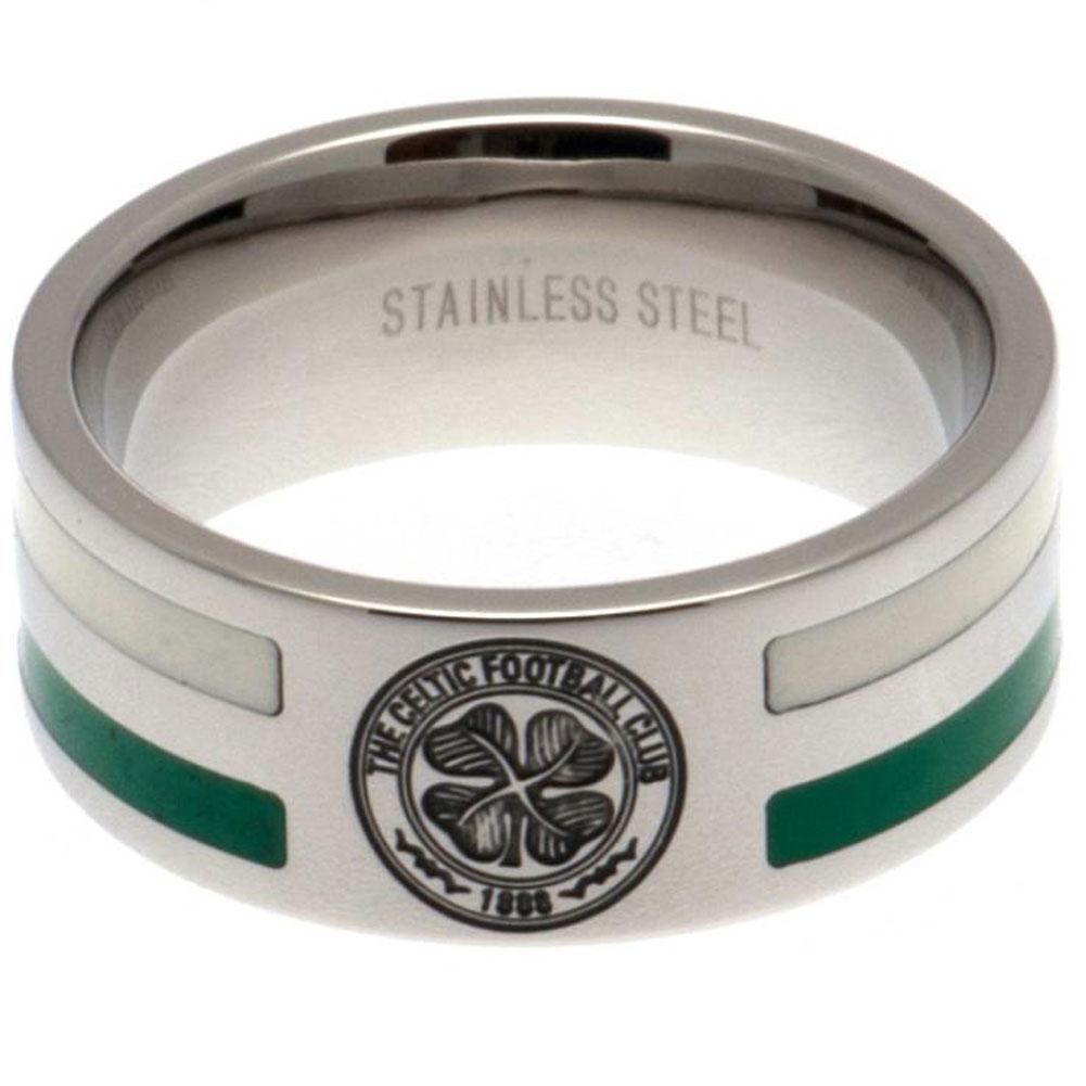 Celtic FC Colour Stripe Ring Small - Gift Arch