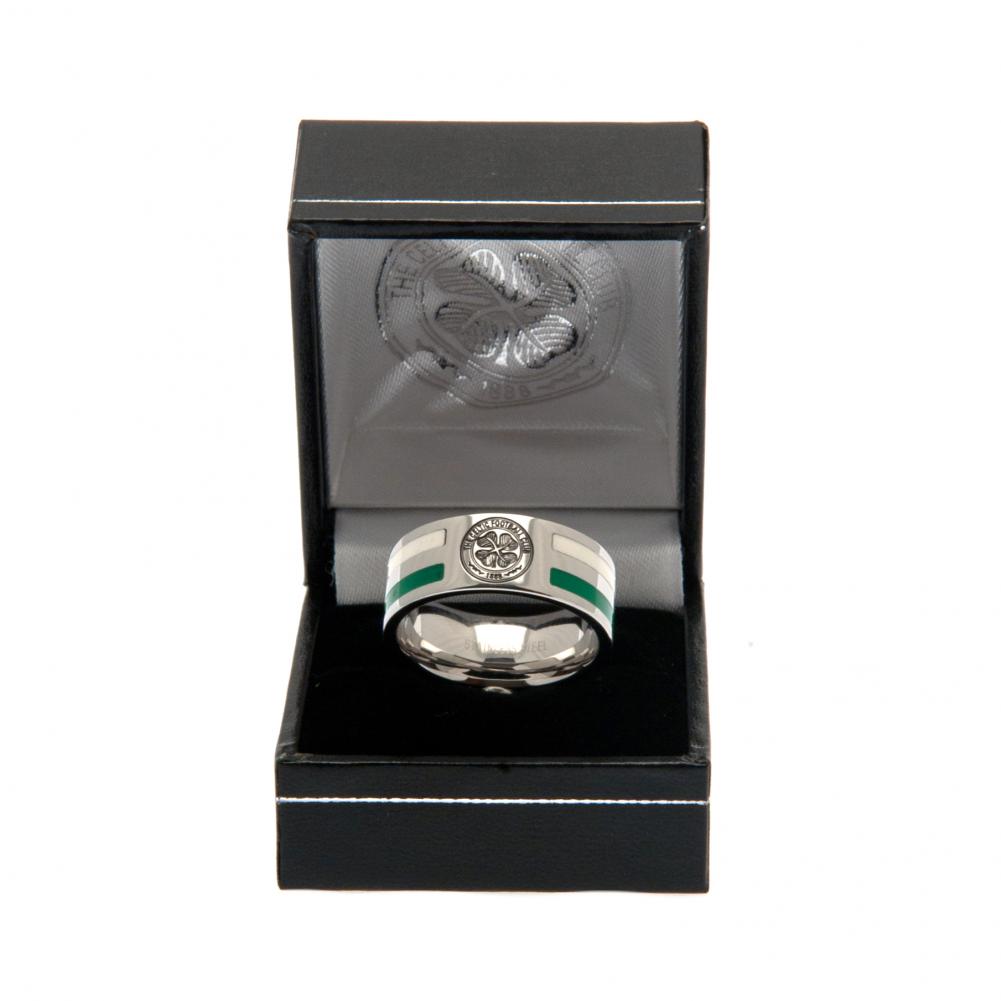 Celtic FC Colour Stripe Ring Small - Gift Arch