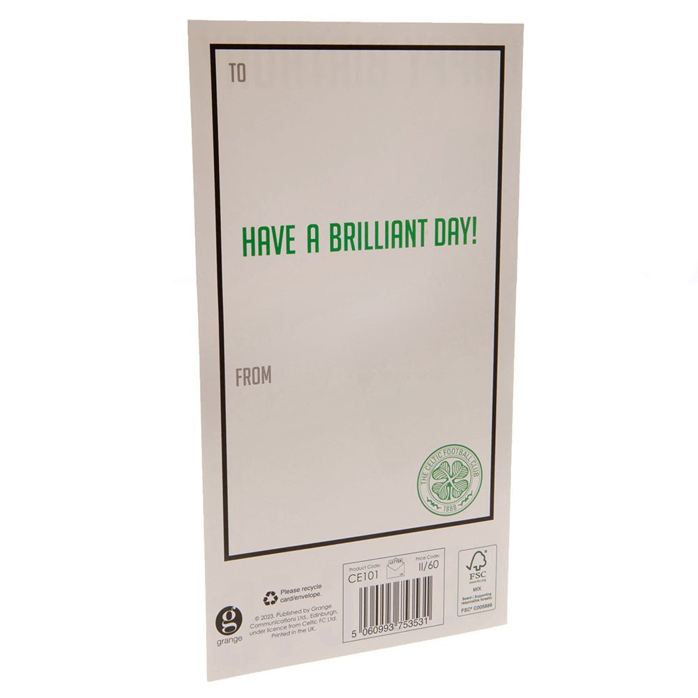Celtic FC Crest Birthday Card - Gift Arch