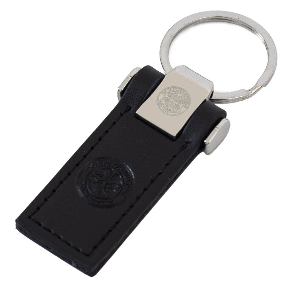 Celtic FC Leather Key Fob - Gift Arch