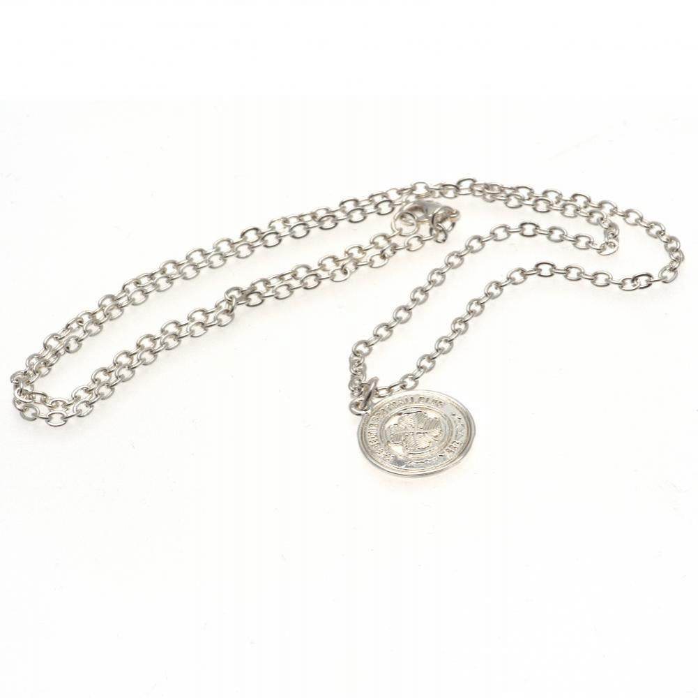 Celtic FC Silver Plated Pendant & Chain - Gift Arch