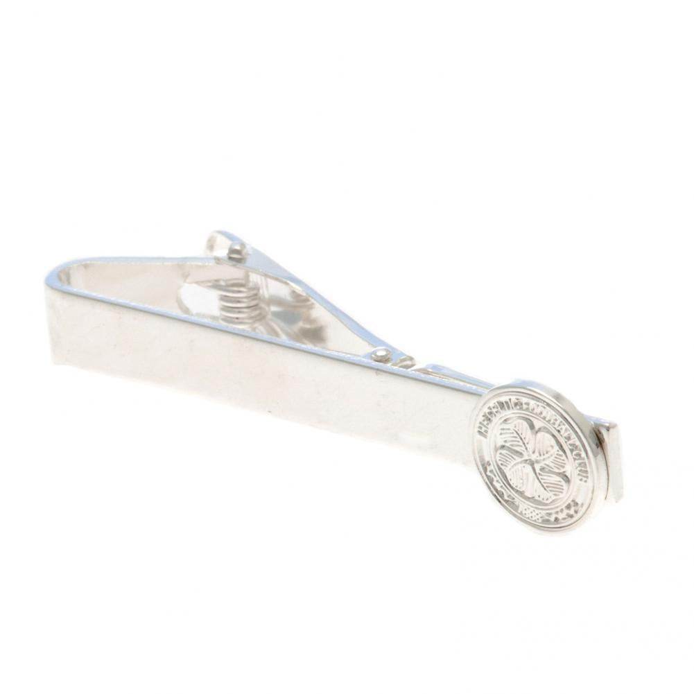 Celtic FC Silver Plated Tie Slide - Gift Arch