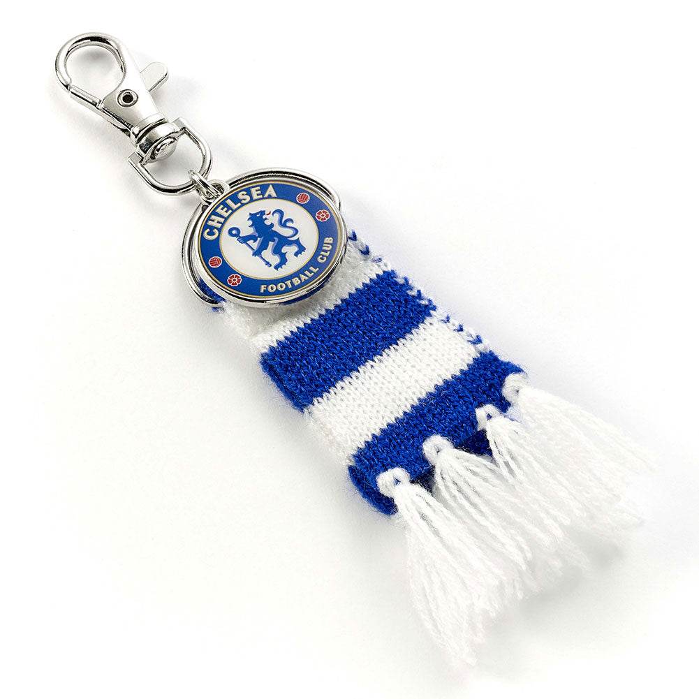 Chelsea FC Blue Bar Scarf Bag Charm - Gift Arch