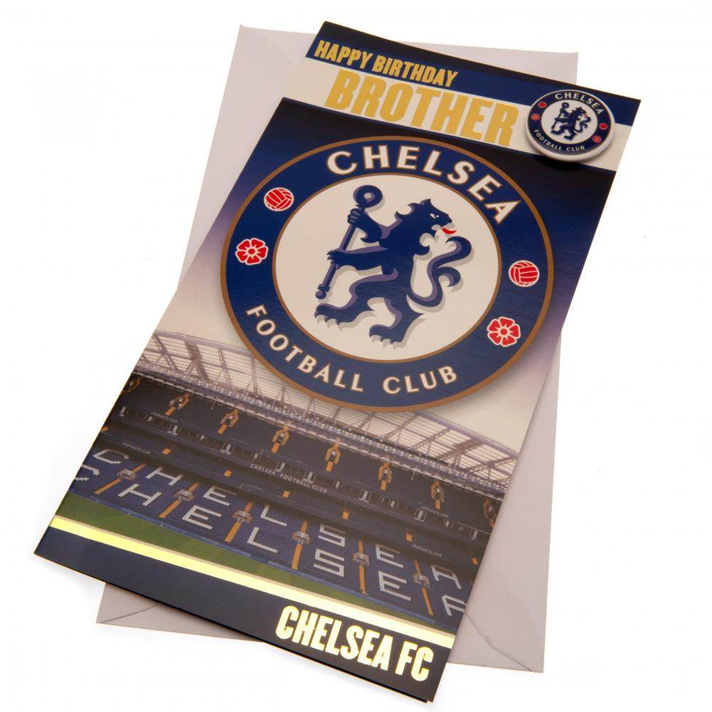 Chelsea FC Brother Birthday Card - Gift Arch
