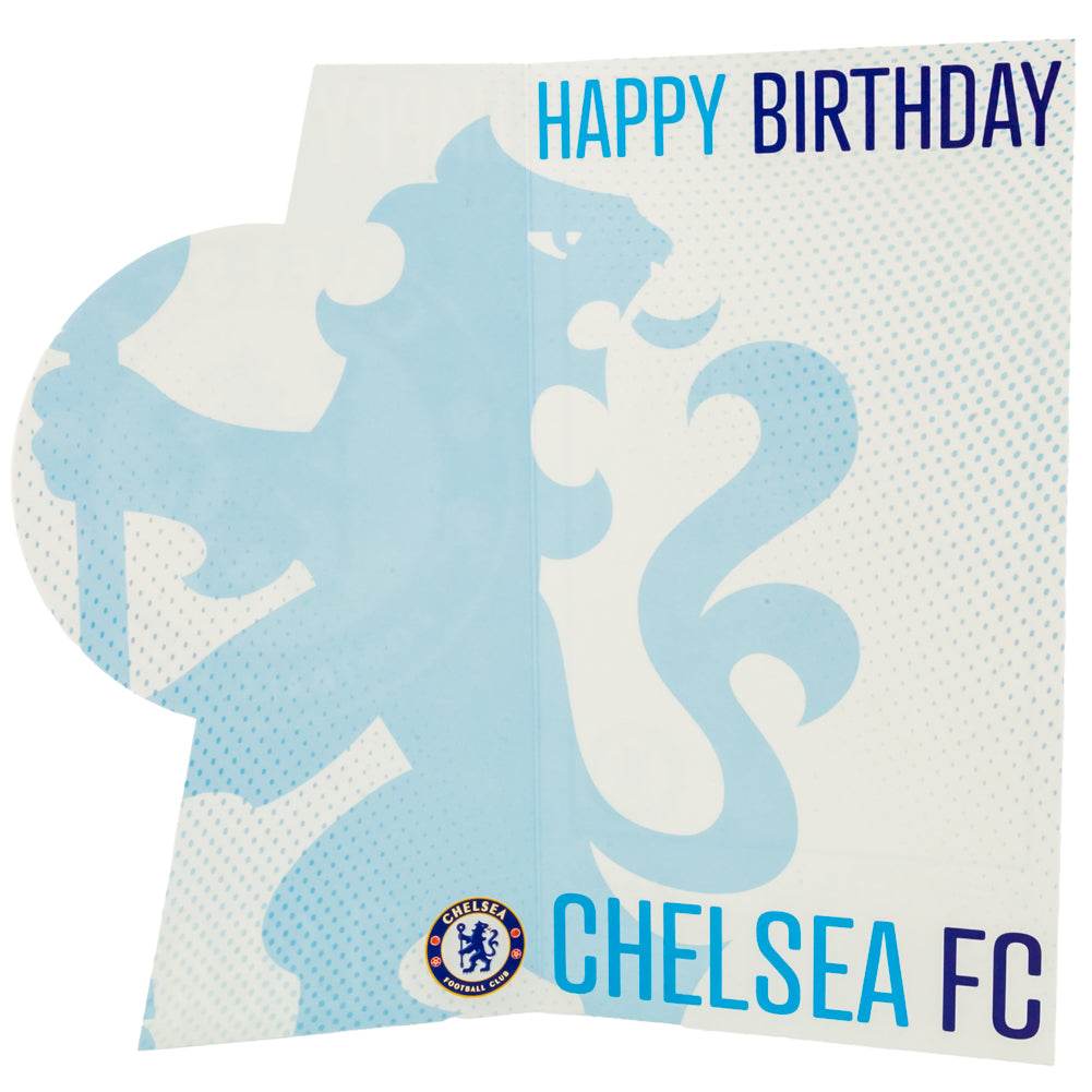 Chelsea FC Crest Birthday Card - Gift Arch