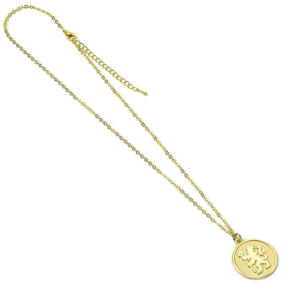 Chelsea FC Gold Finish Crest Necklace - Gift Arch