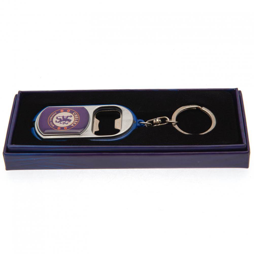 Chelsea FC Keyring Torch Bottle Opener - Gift Arch