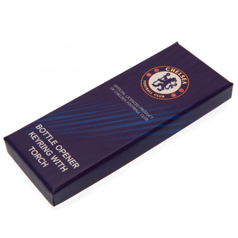 Chelsea FC Keyring Torch Bottle Opener - Gift Arch