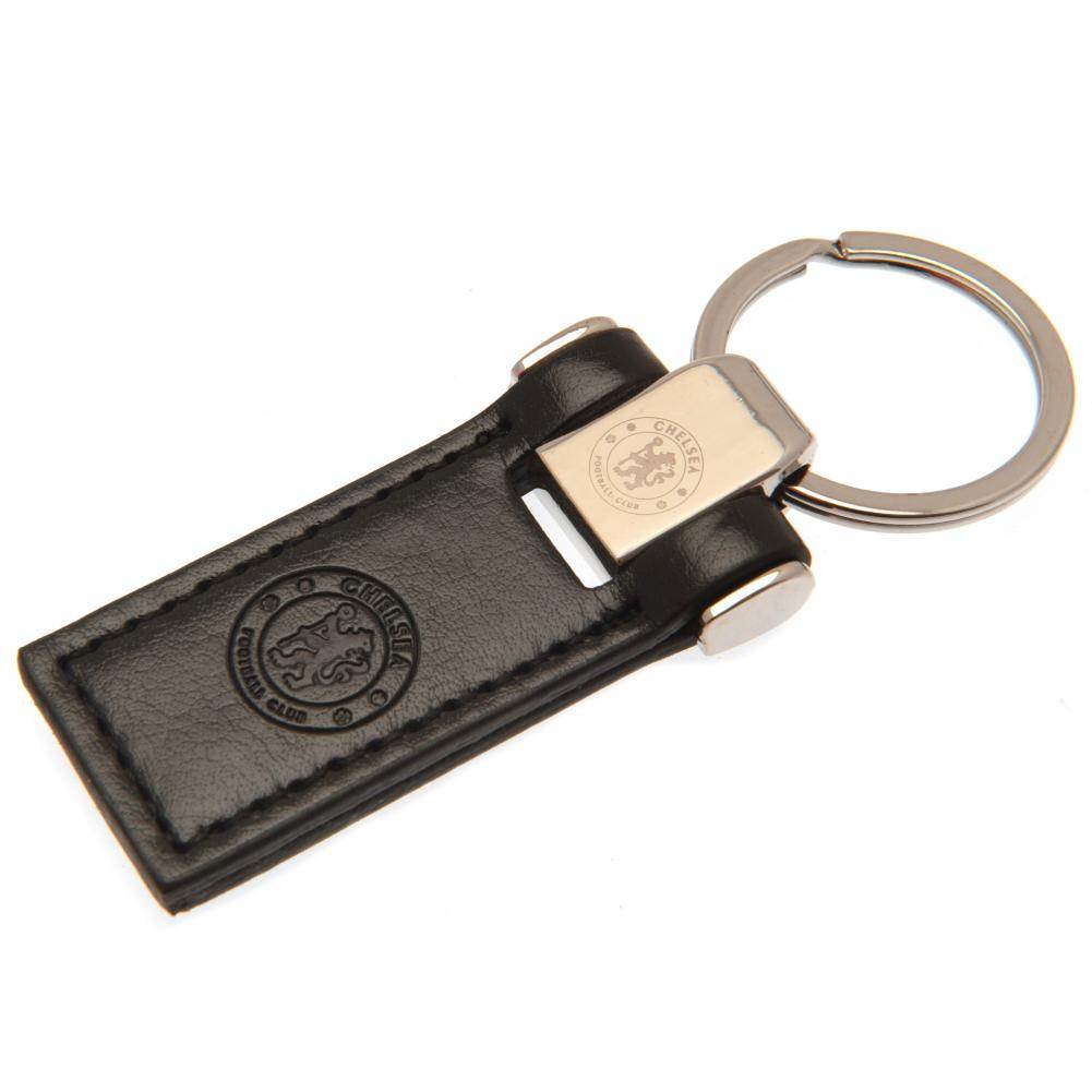 Chelsea FC Leather Key Fob - Gift Arch