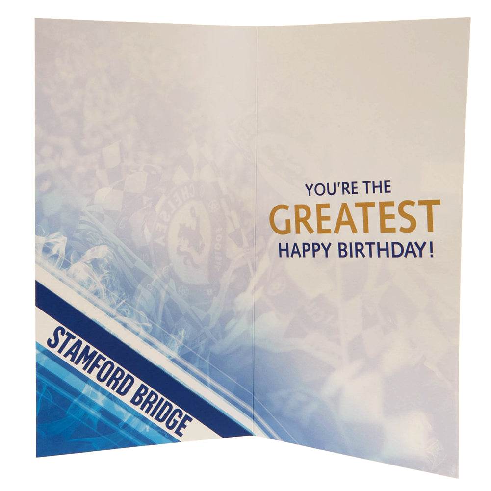 Chelsea FC No. 1 Dad Birthday Card - Gift Arch