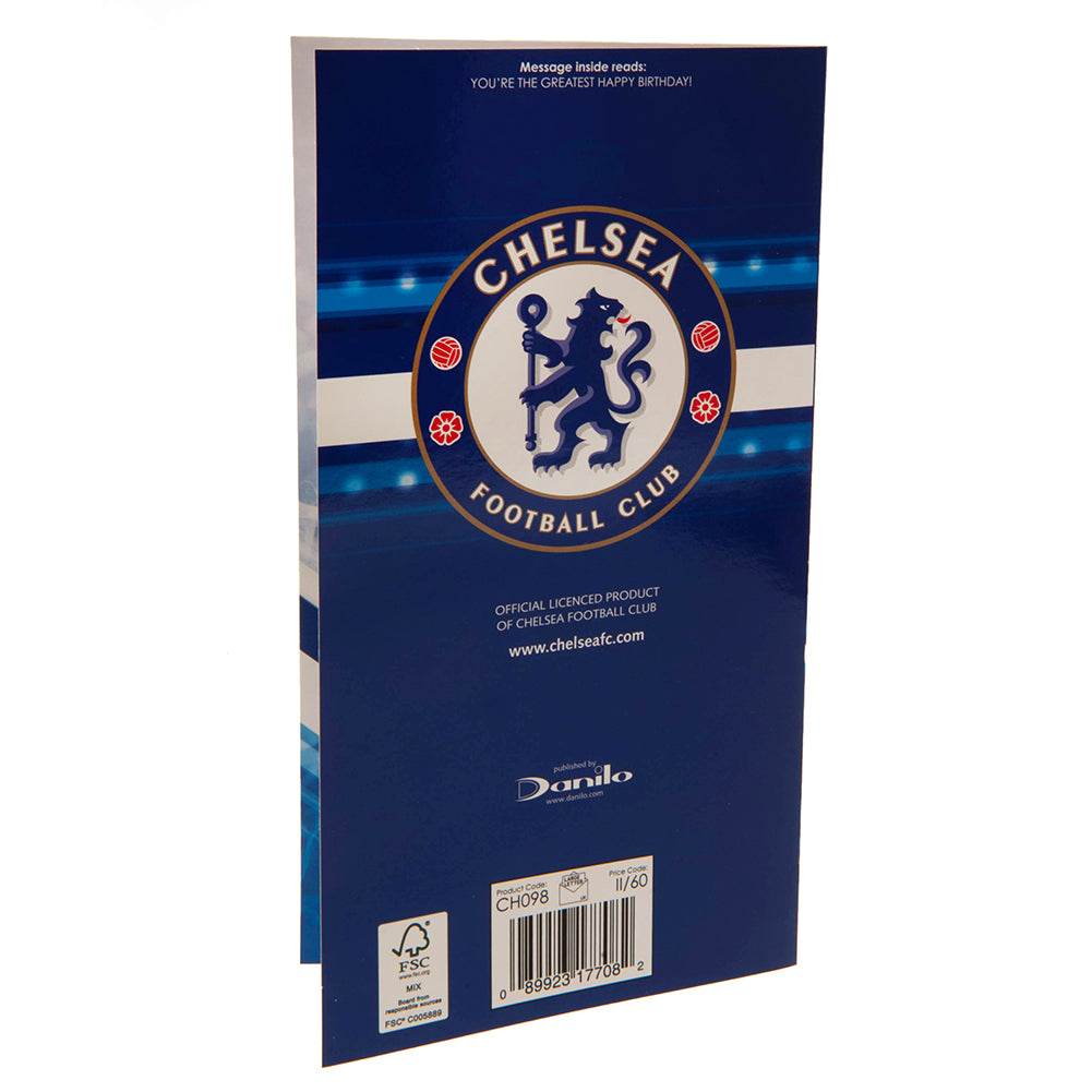 Chelsea FC No. 1 Dad Birthday Card - Gift Arch