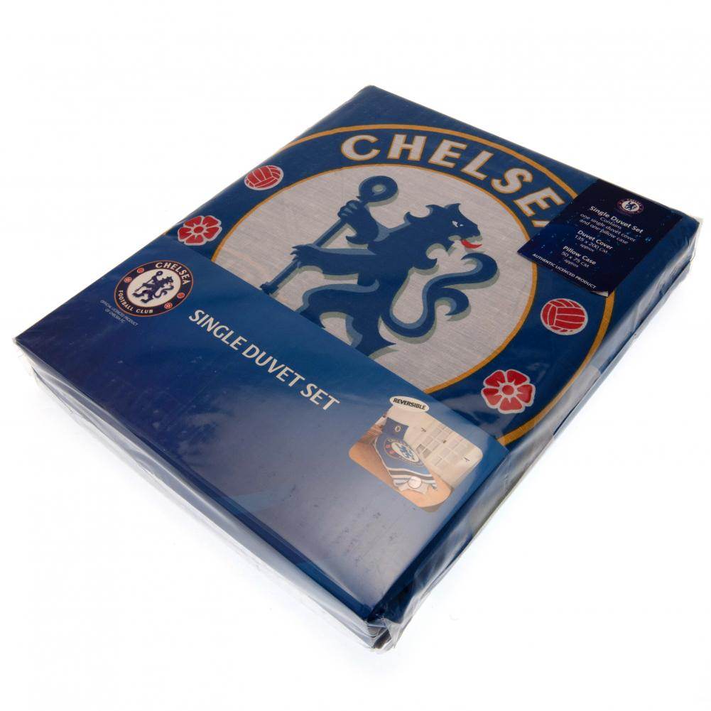 Chelsea FC Pulse Single Duvet Set - Gift Arch