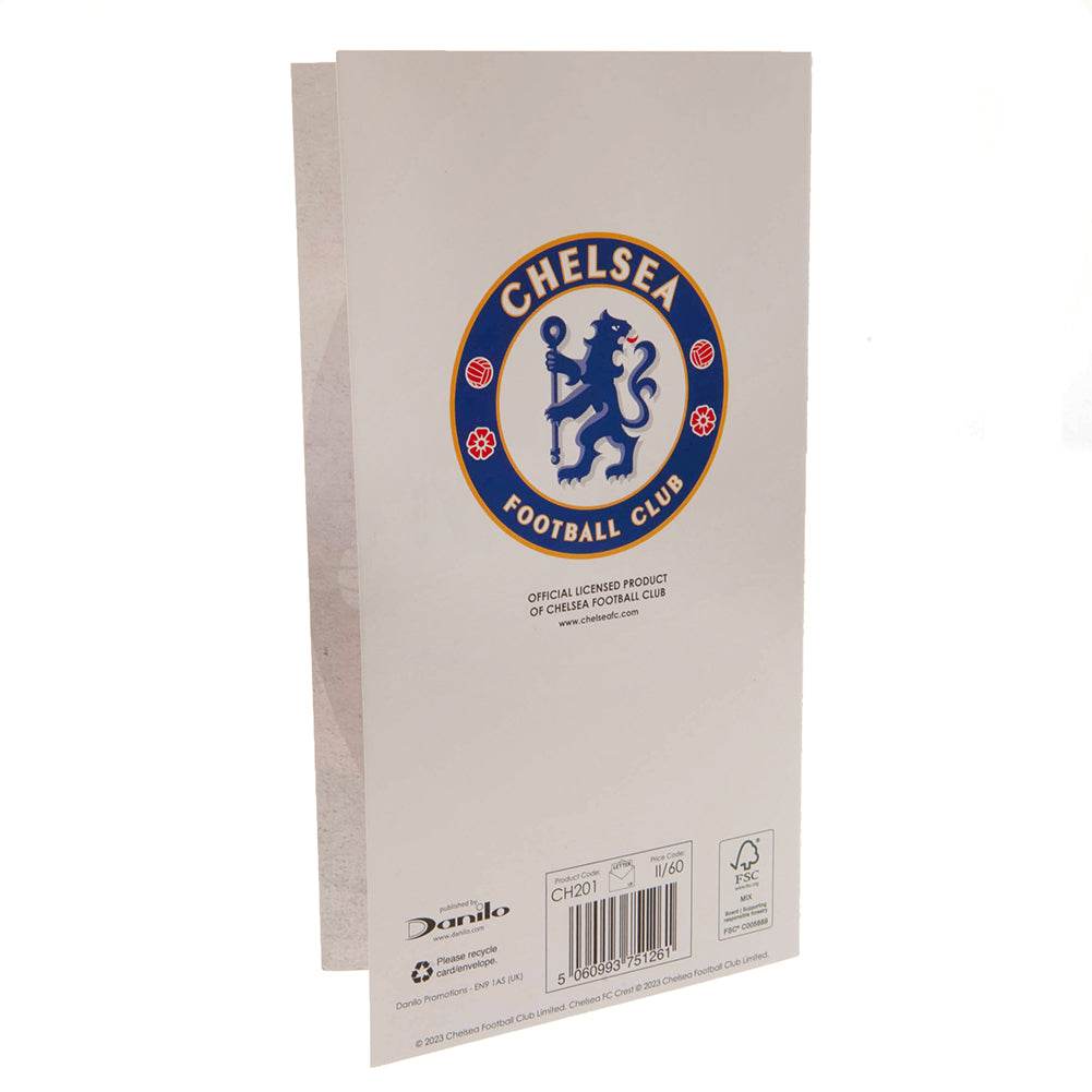 Chelsea FC Retro Shirt Birthday Card - Gift Arch