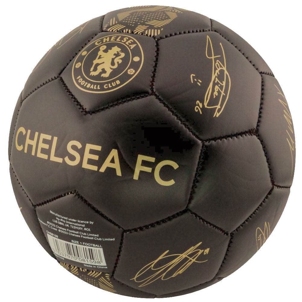 Chelsea FC Sig Gold Phantom Football - Gift Arch