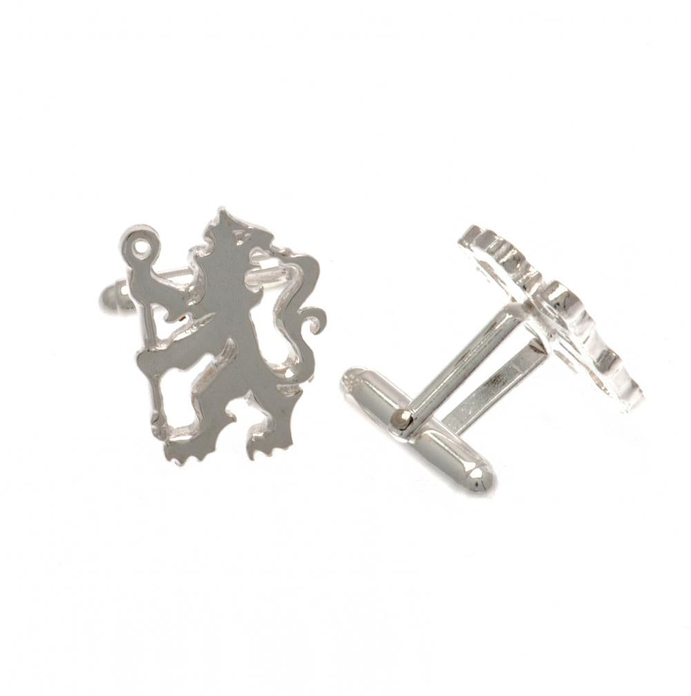 Chelsea FC Sterling Silver Lion Cufflinks - Gift Arch