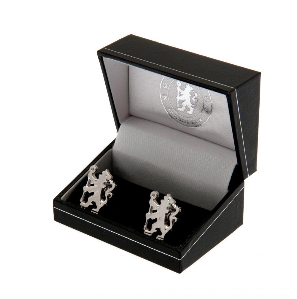 Chelsea FC Sterling Silver Lion Cufflinks - Gift Arch