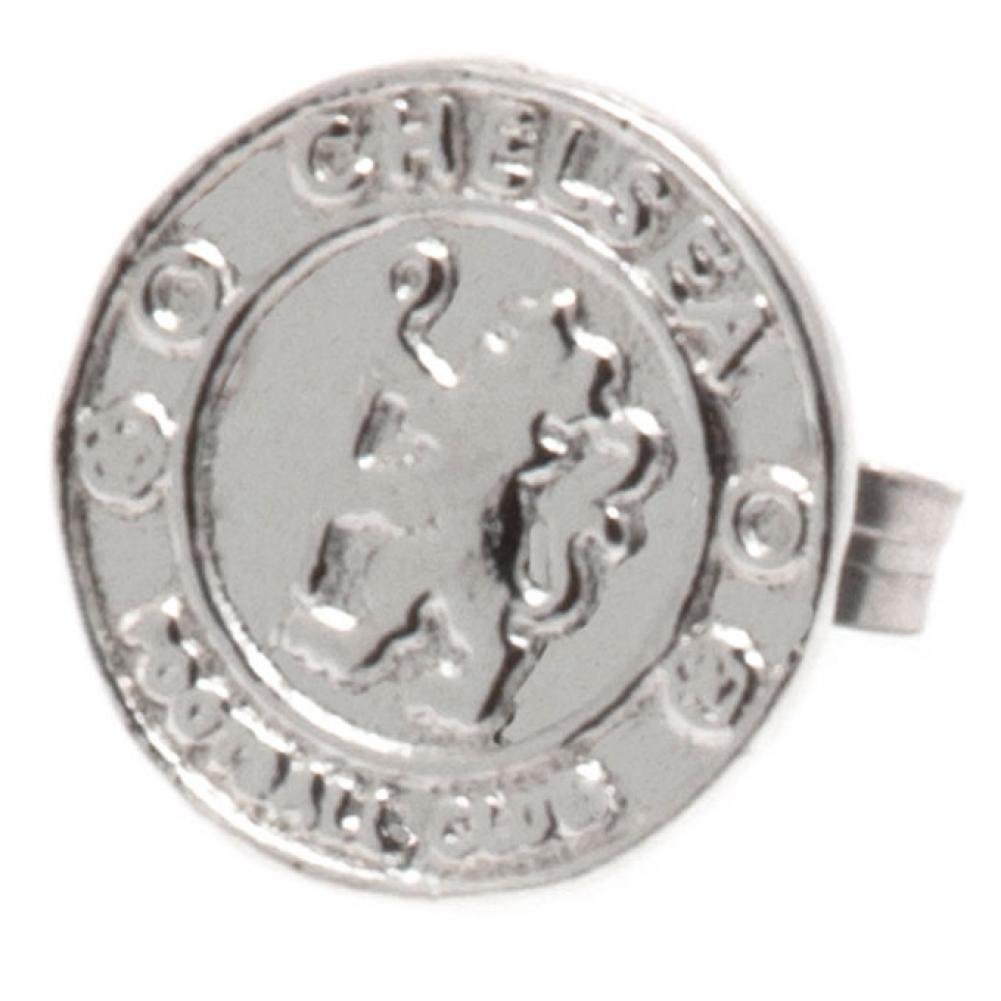 Chelsea FC Sterling Silver Stud Earring - Gift Arch