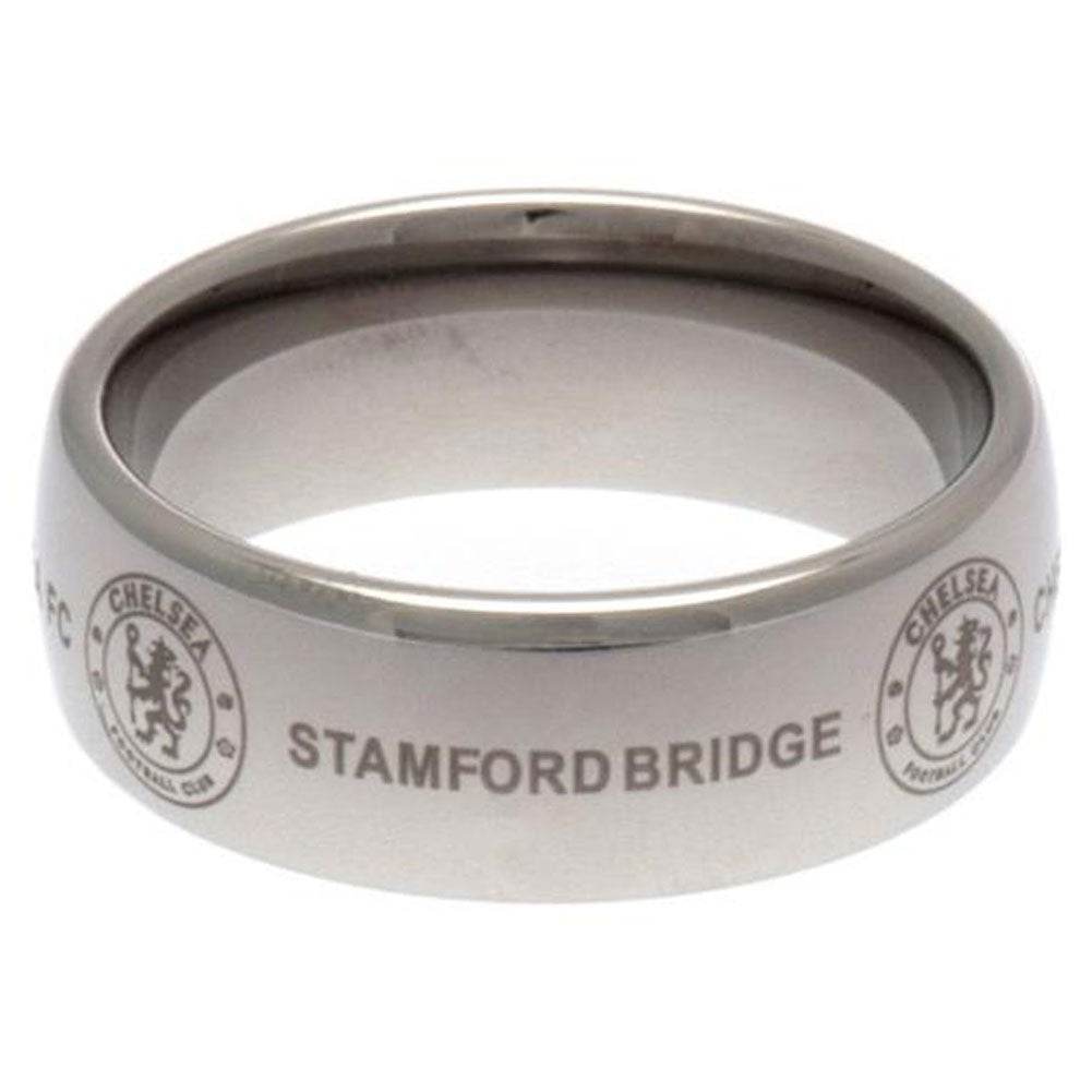Chelsea FC Super Titanium Ring Small - Gift Arch