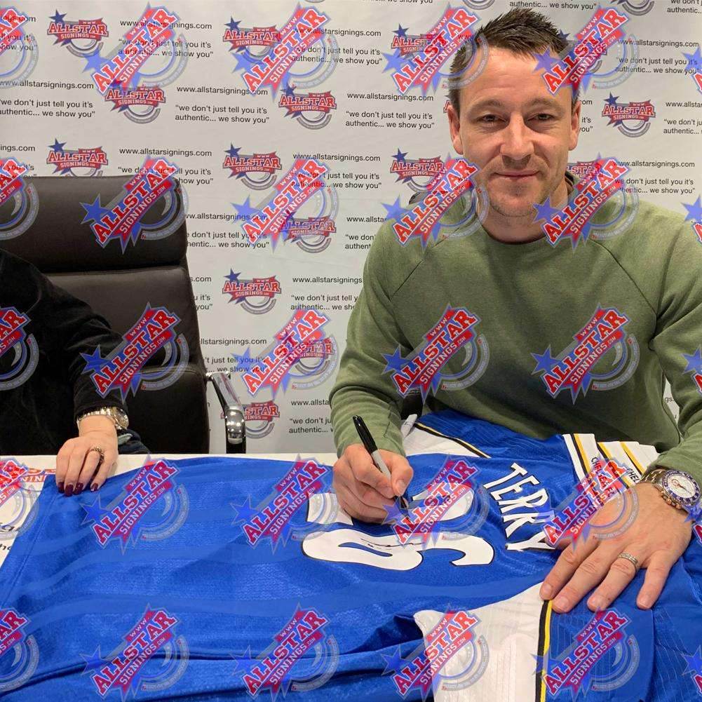 Chelsea FC Terry Signed Shirt - Gift Arch