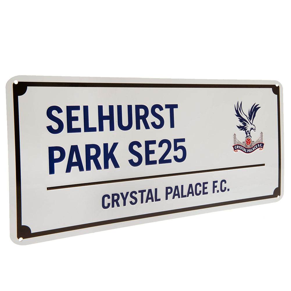 Crystal Palace FC Blue Text Street Sign - Gift Arch