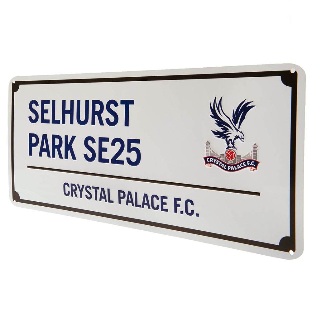 Crystal Palace FC Blue Text Street Sign - Gift Arch
