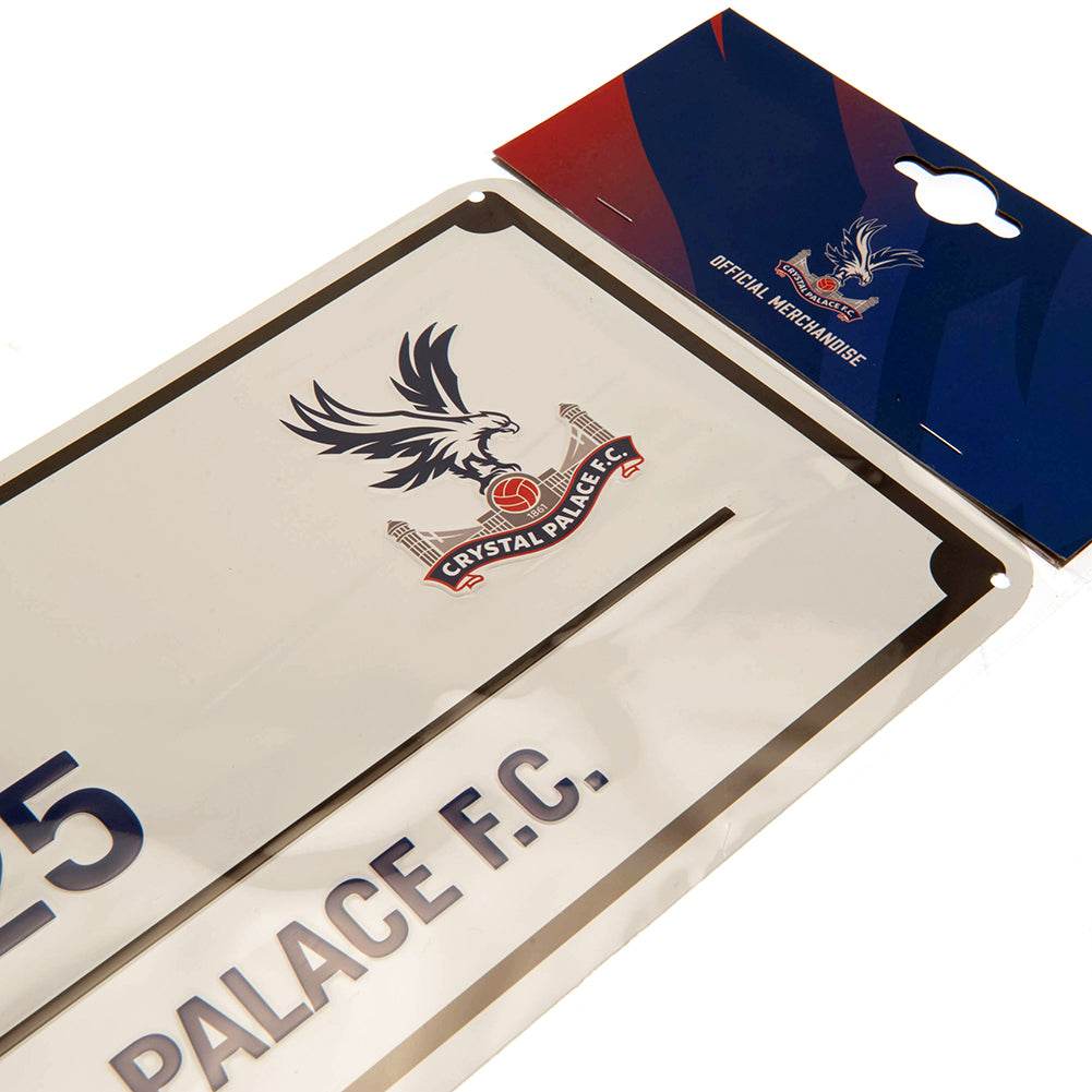 Crystal Palace FC Blue Text Street Sign - Gift Arch