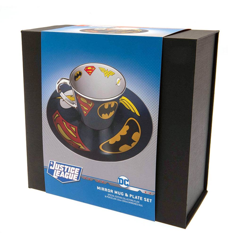 DC Comics Mirror Mug & Plate Set - Gift Arch