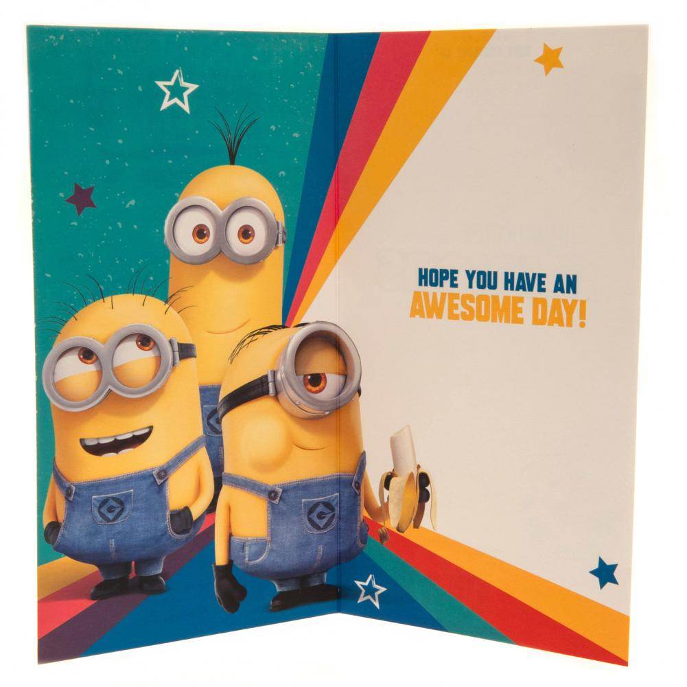 Despicable Me 3 Minion Birthday Card Brother - Gift Arch