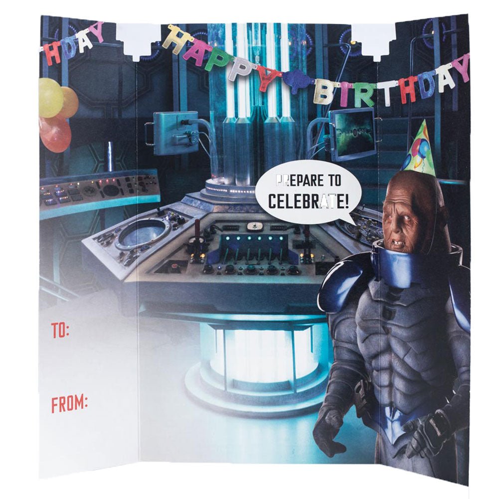 Doctor Who Tardis Birthday Card - Gift Arch