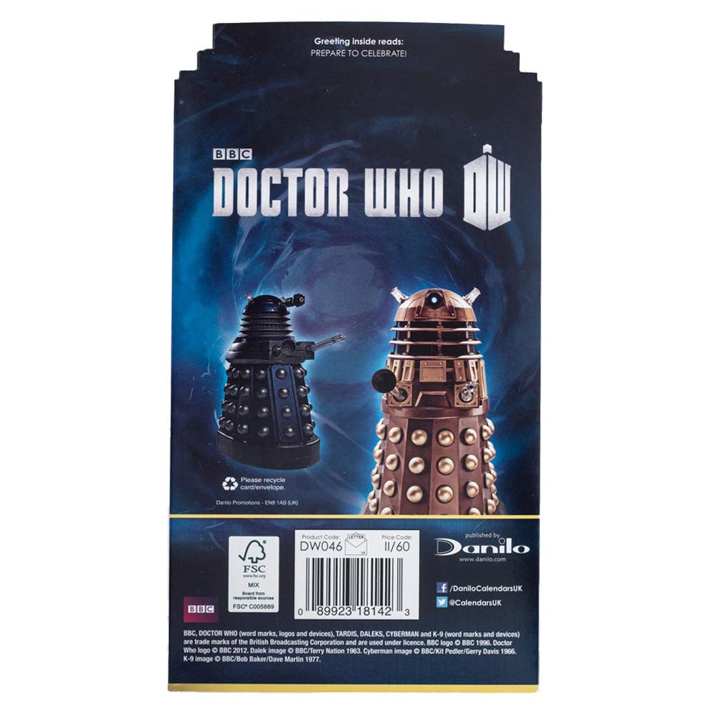 Doctor Who Tardis Birthday Card - Gift Arch