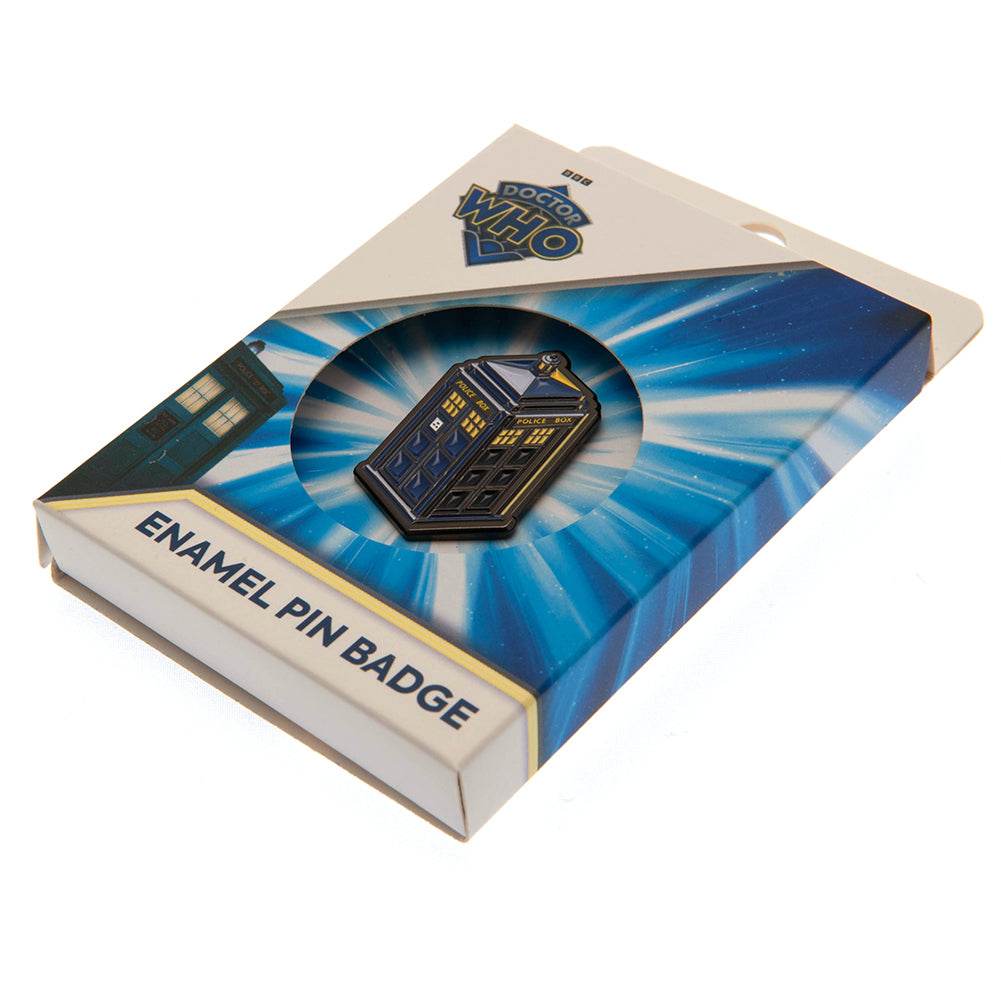 Doctor Who Tardis Pin Badge - Gift Arch