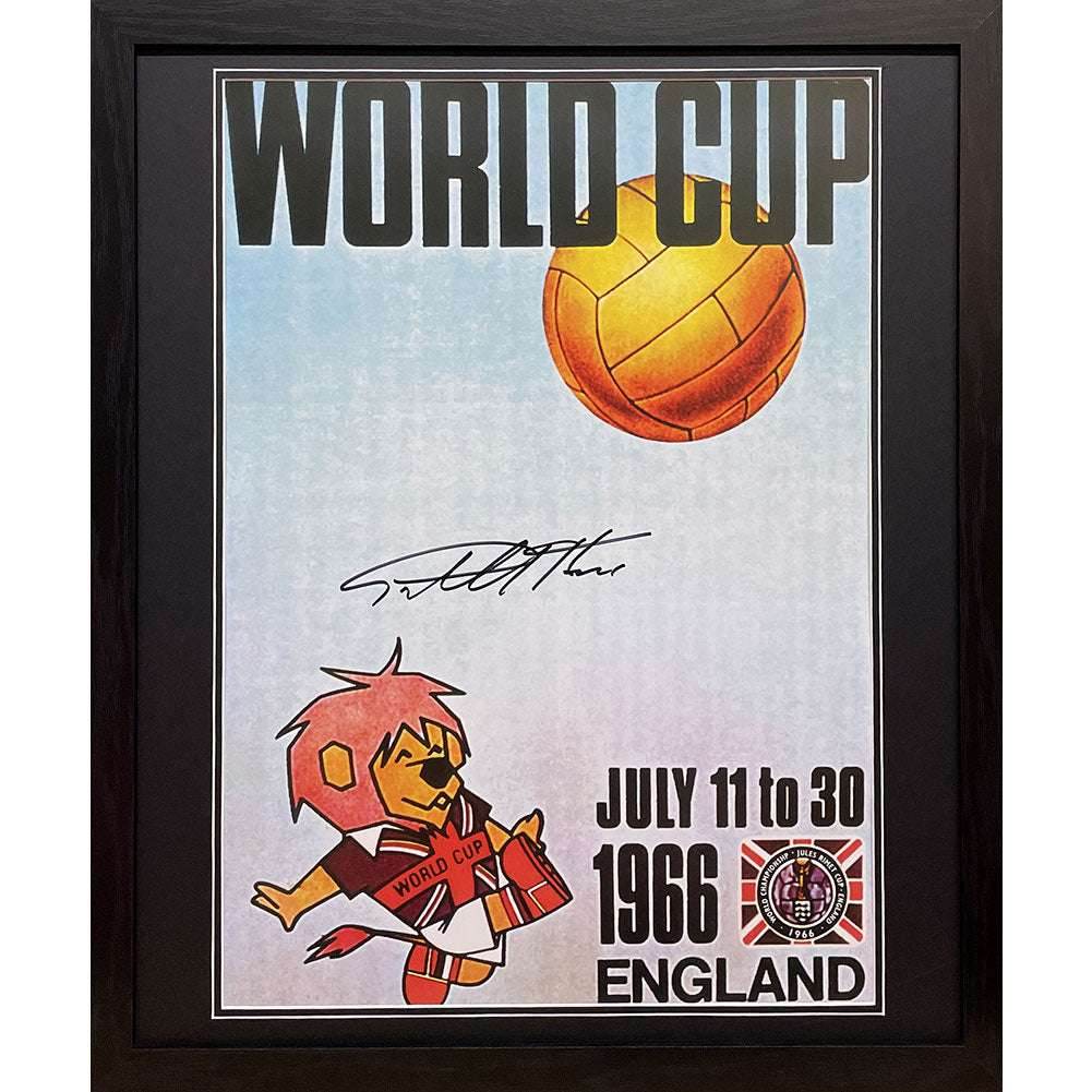 England FA 1966 Sir Geoff Hurst Signed Framed Print - Gift Arch