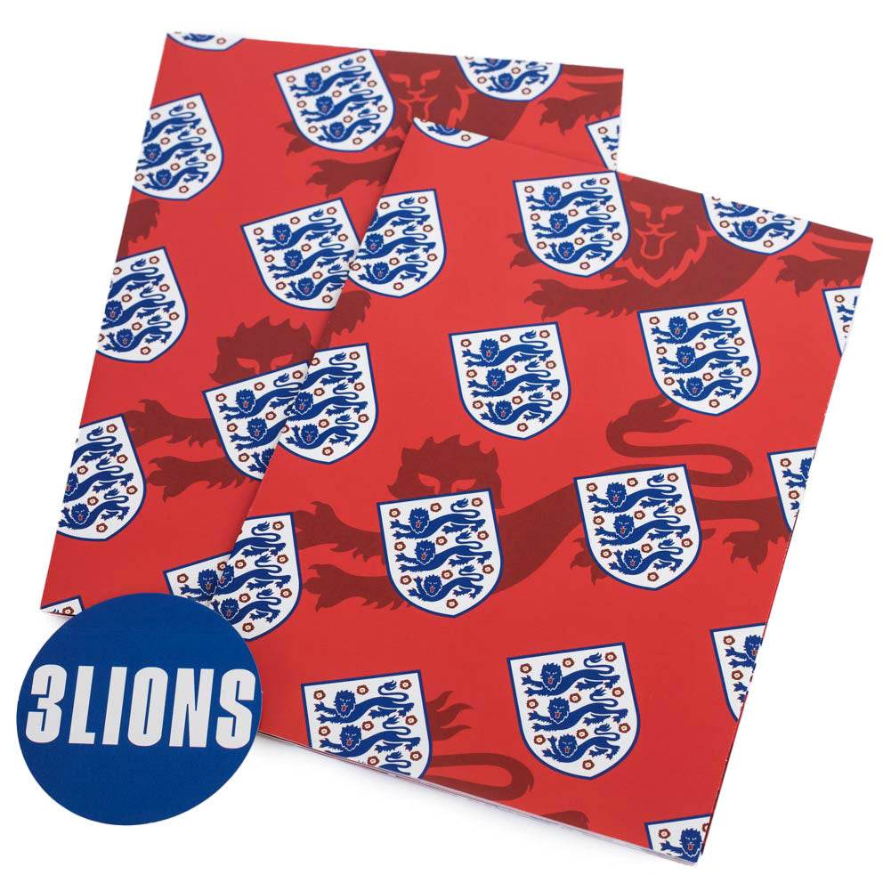 England FA Crest Gift Wrap - Gift Arch