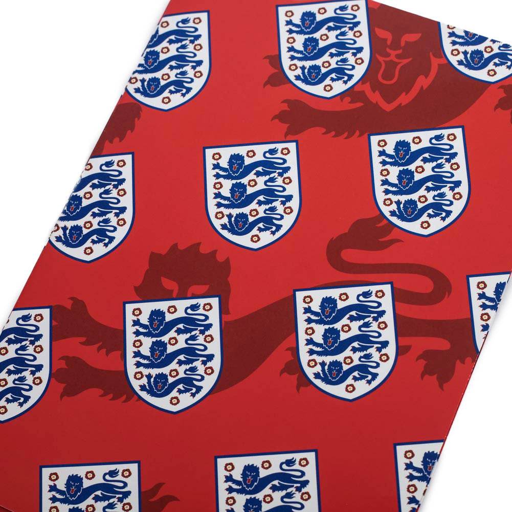 England FA Crest Gift Wrap - Gift Arch