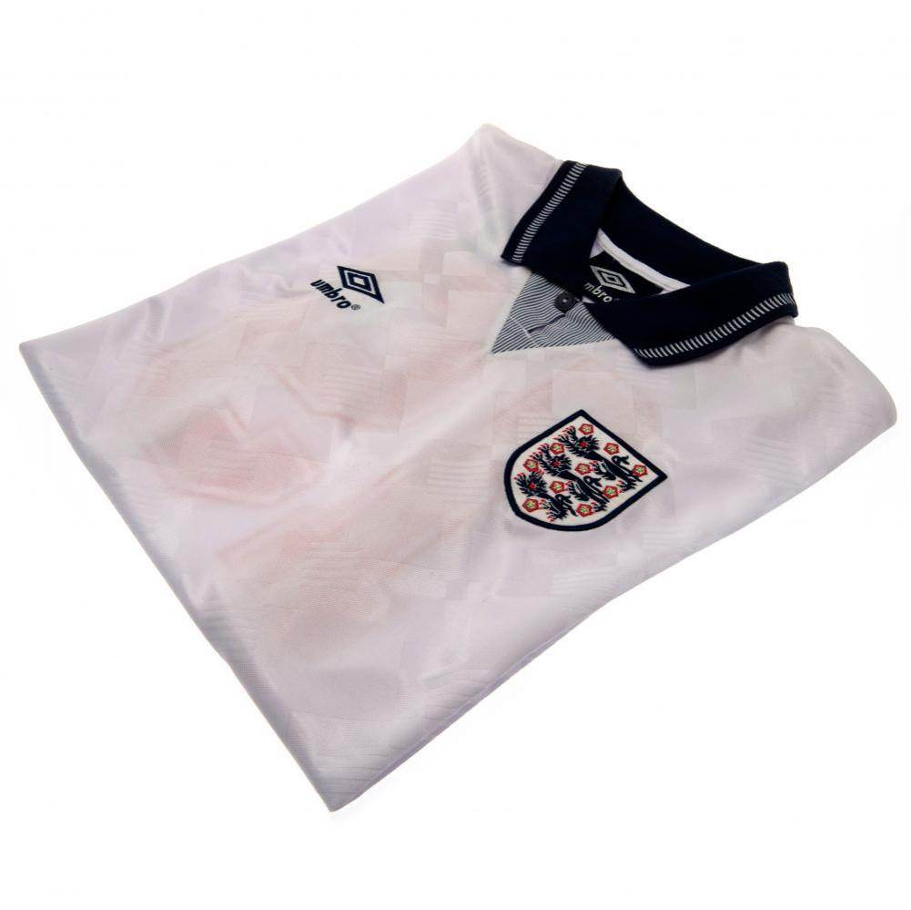 England FA Gascoigne Signed Shirt - Gift Arch