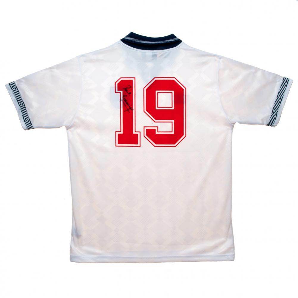England FA Gascoigne Signed Shirt - Gift Arch