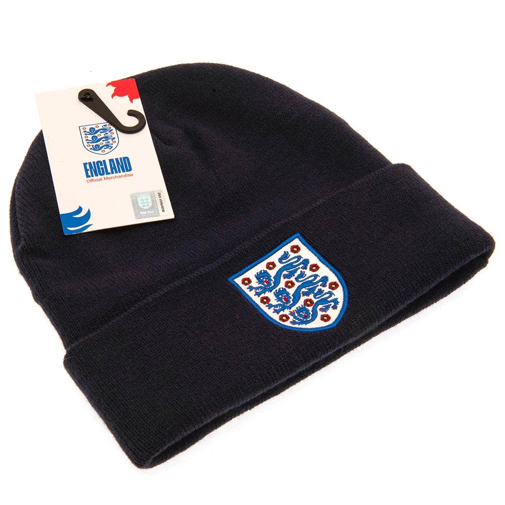 England FA Navy Cuff Beanie - Gift Arch