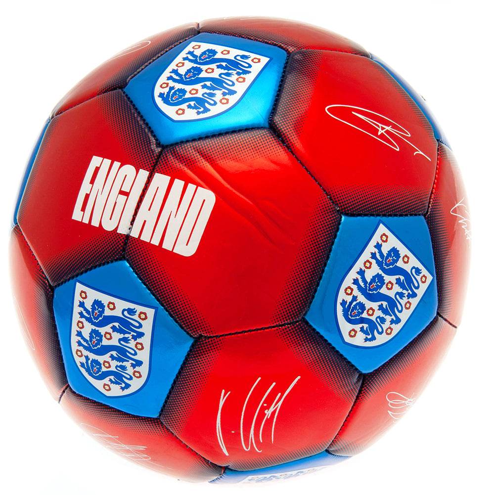 England FA Red & Blue Signature Football - Gift Arch