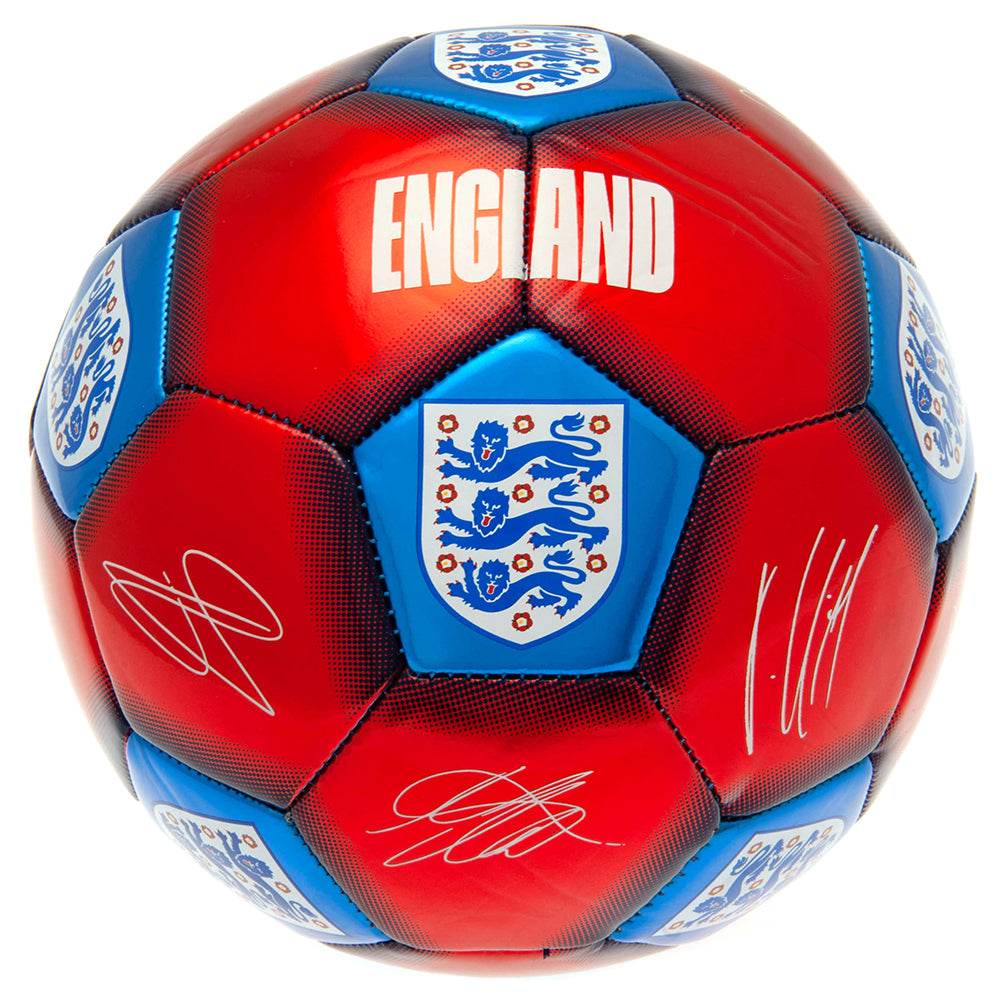 England FA Red & Blue Signature Football - Gift Arch