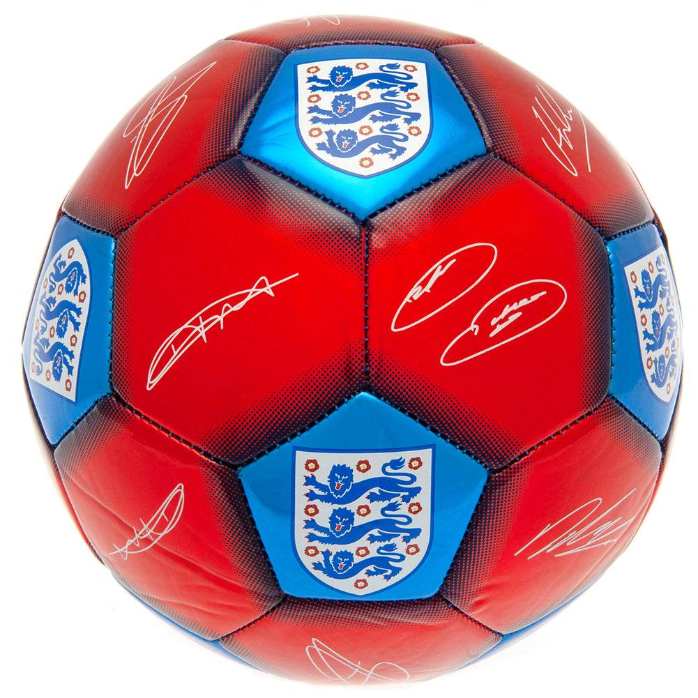 England FA Red & Blue Signature Football - Gift Arch