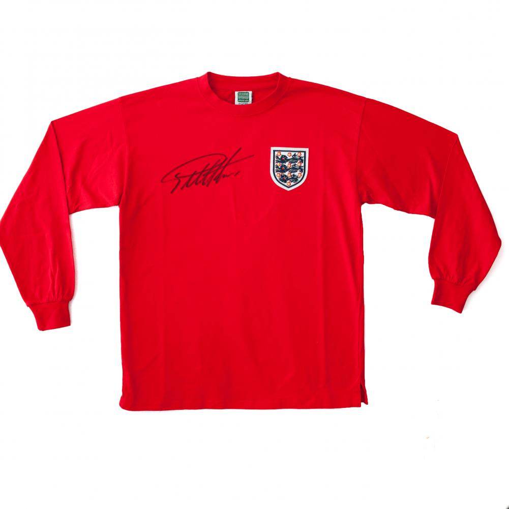England FA Sir Geoff Hurst Signed Shirt - Gift Arch