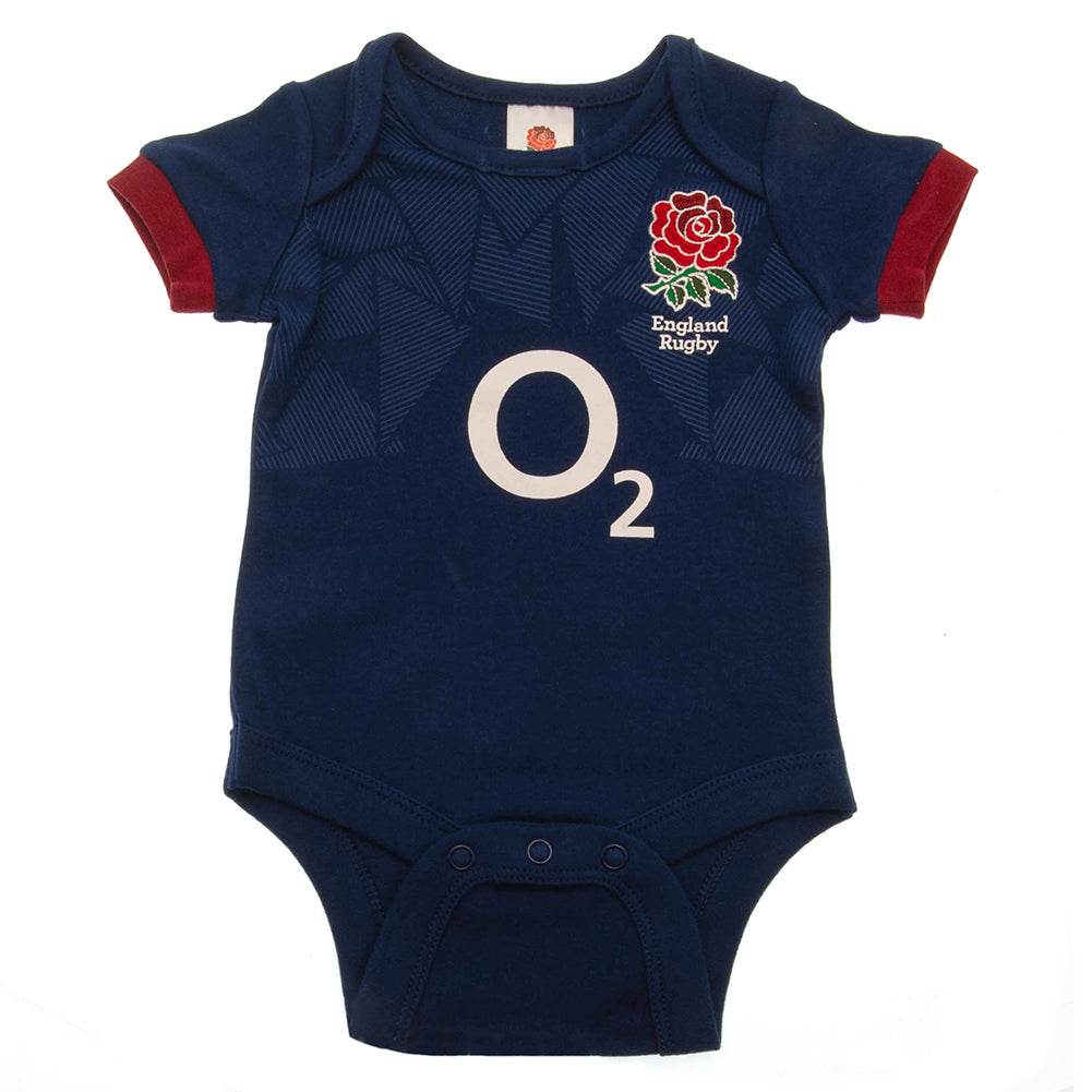 England RFU 2 Pack Bodysuit 0/3 mths PC - Gift Arch