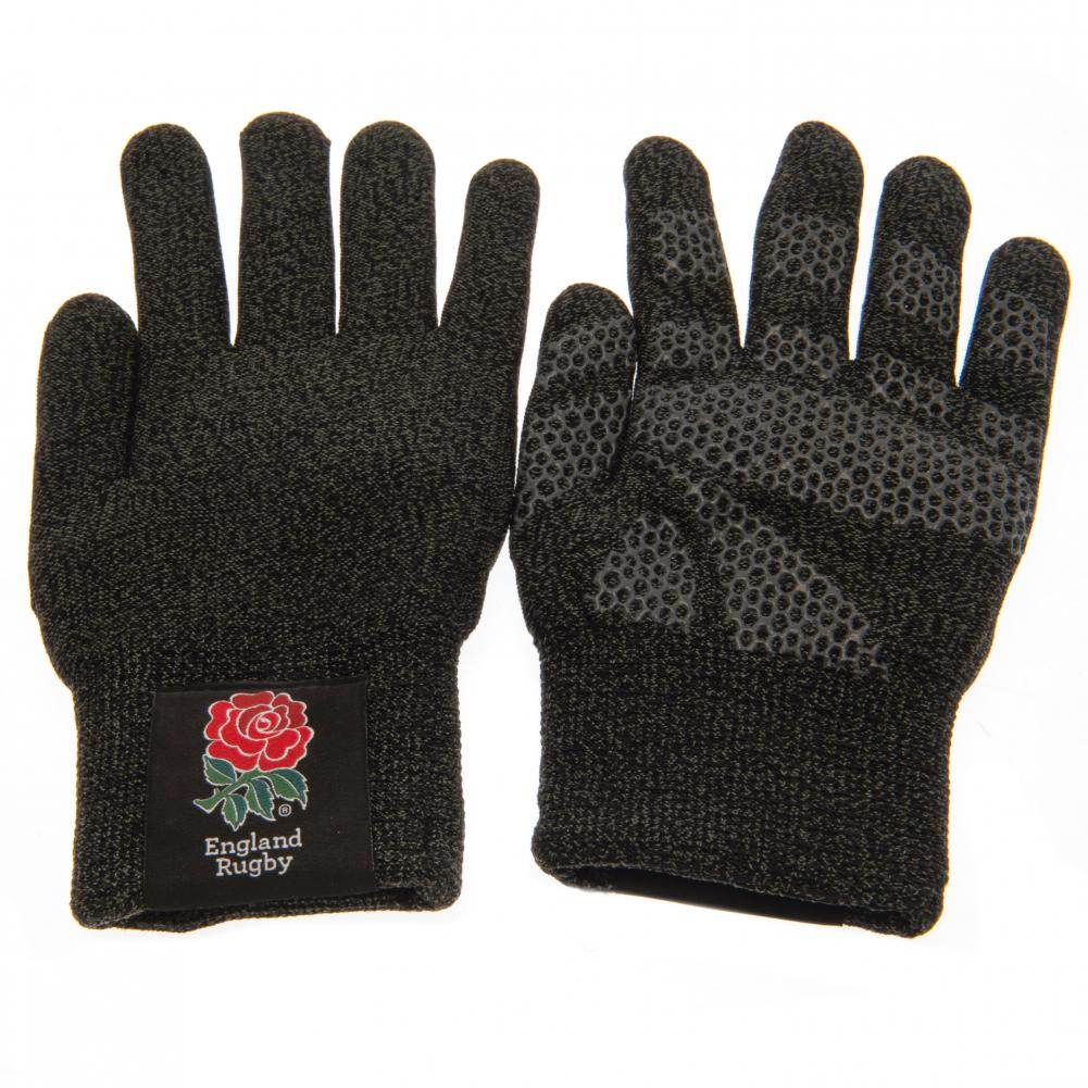England RFU Luxury Touchscreen Gloves Youths - Gift Arch