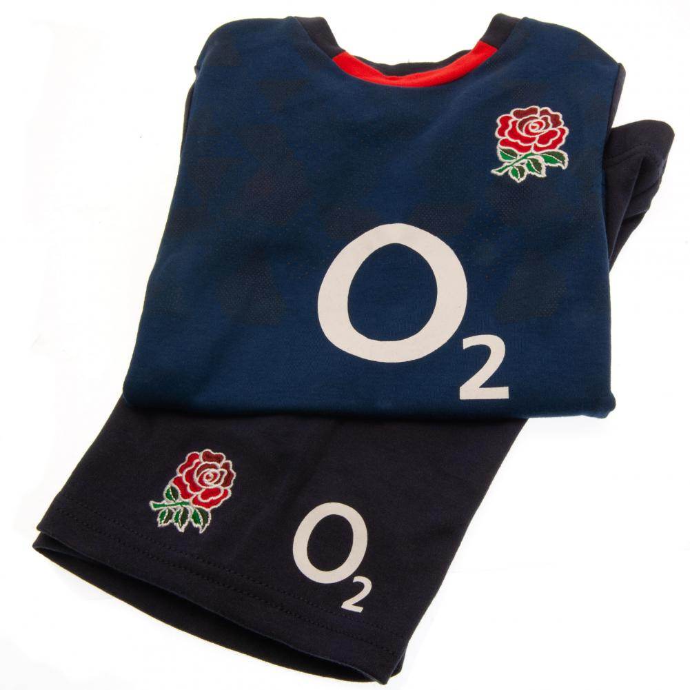 England RFU Shirt & Short Set 18/23 mths NV - Gift Arch