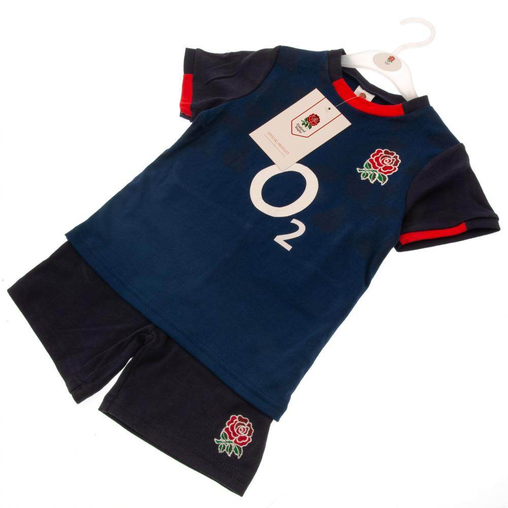 England RFU Shirt & Short Set 18/23 mths NV - Gift Arch